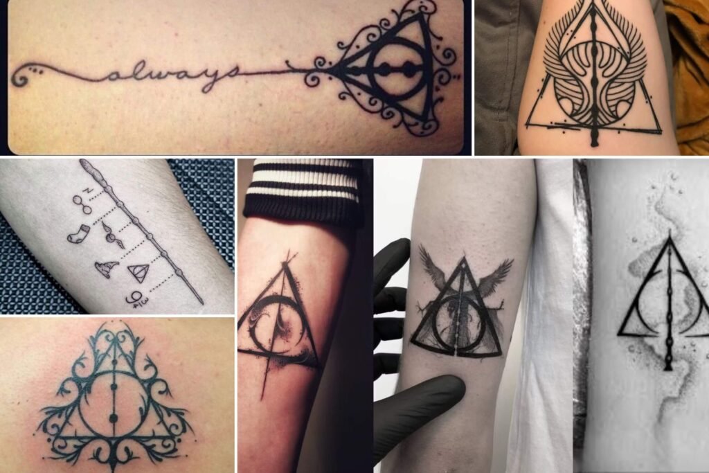 iconic symbols harry potter tattoo ideas