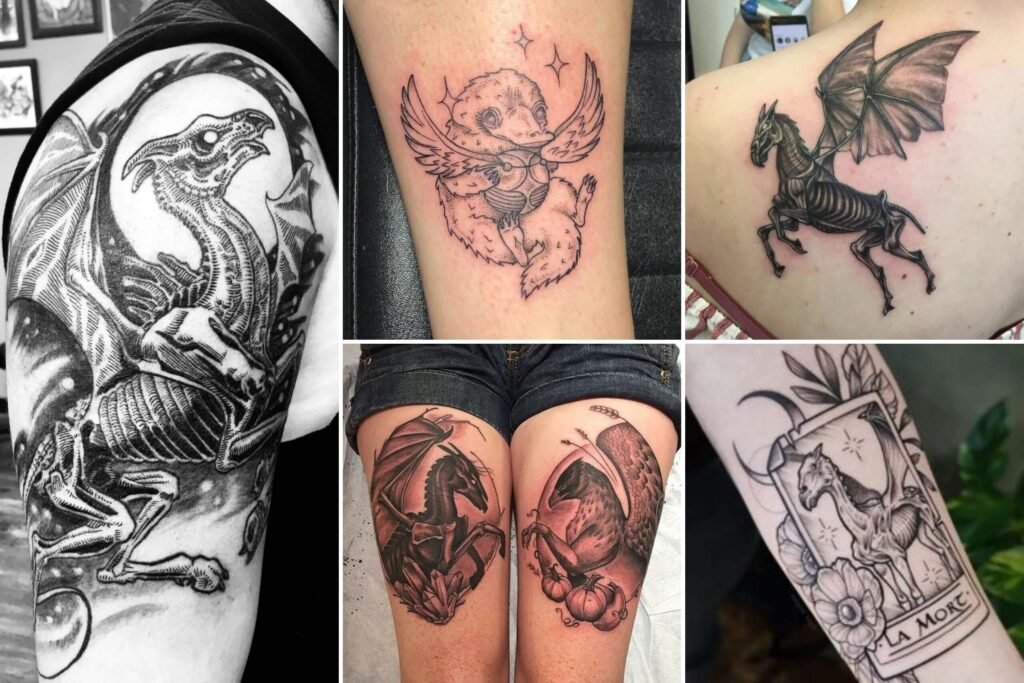 magical creatures harry potter tattoo ideas