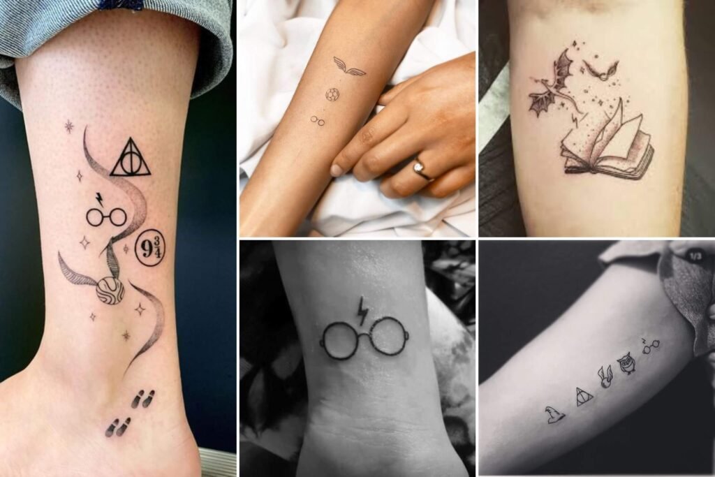 minimalist harry potter tattoo ideas