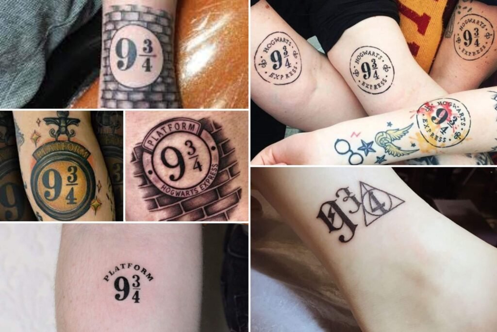 platform 9 3_4 harry potter tattoo ideas